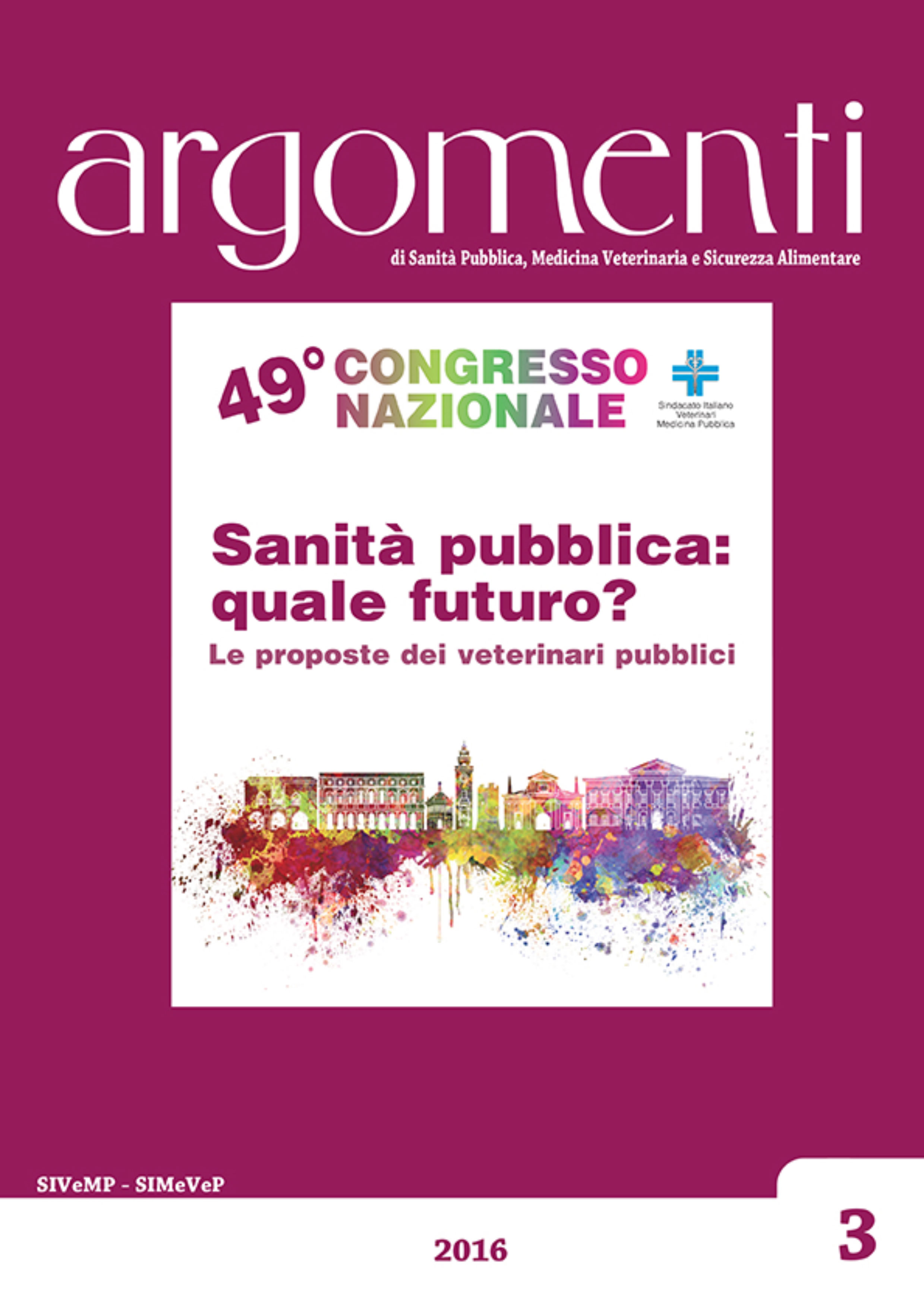 Argomenti nr. 3 – 2016 – anno XIX