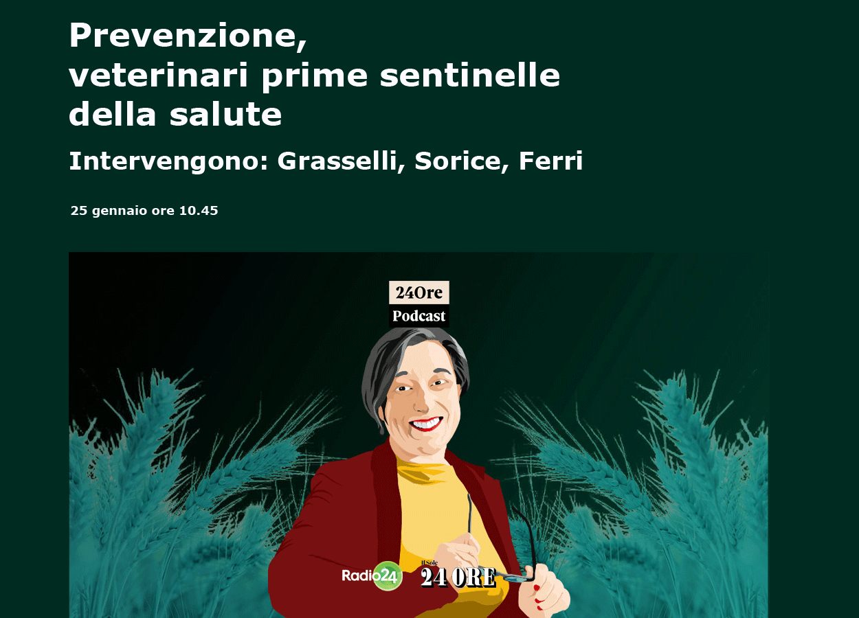 Radio24. Prevenzione, veterinari prime sentinelle della salute